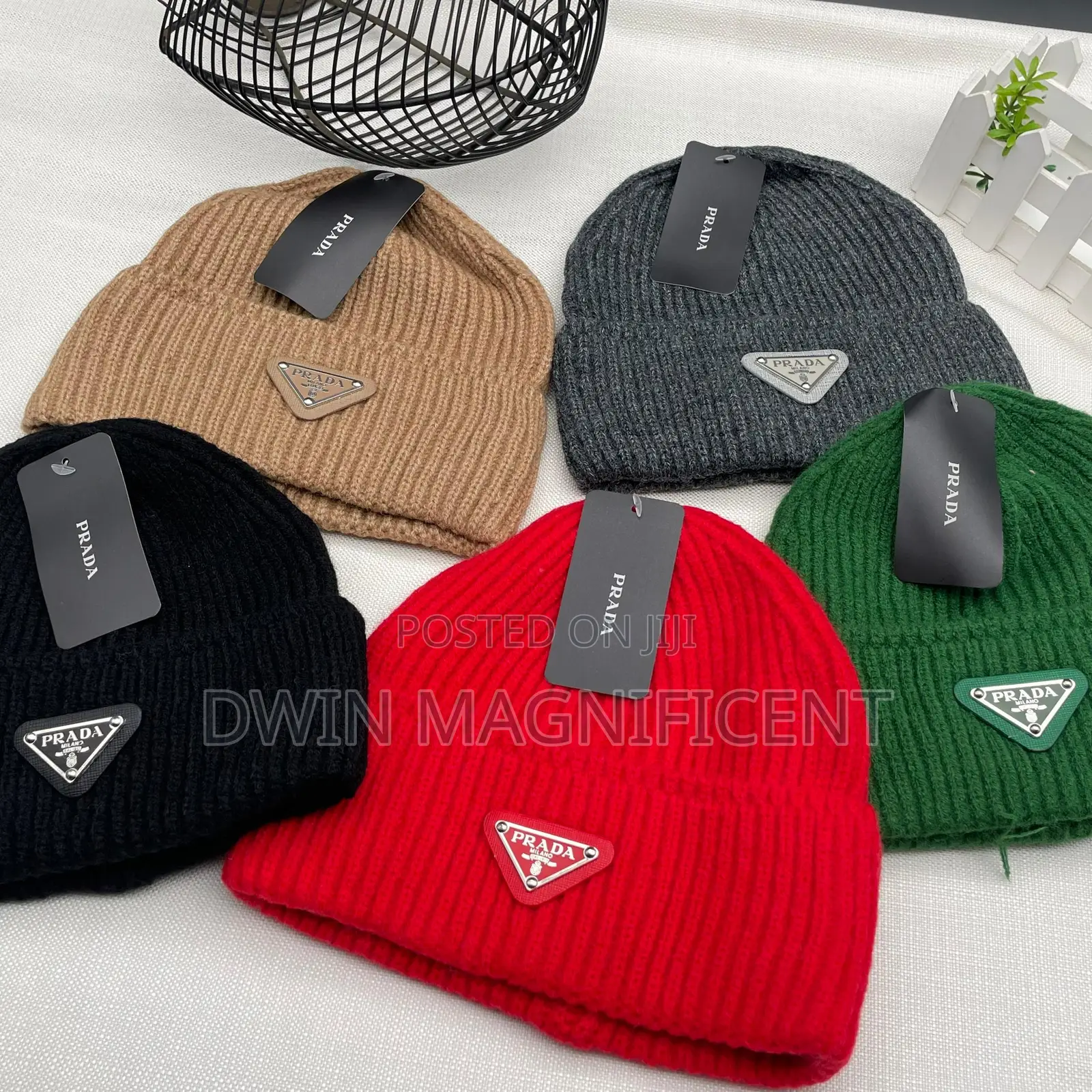 PRADA,CELINE and CHROME HEARTS Beanie Hats