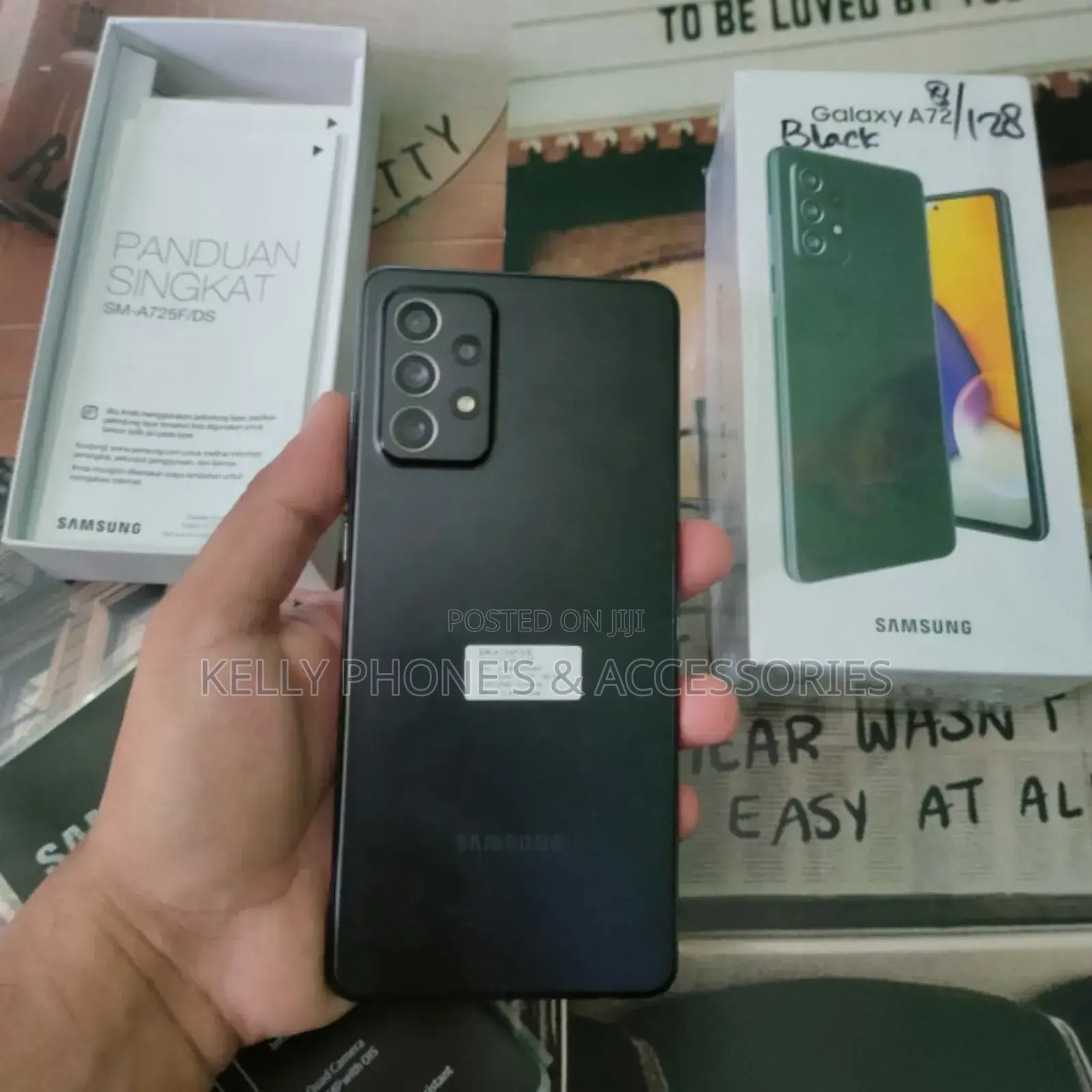 New Samsung Galaxy A72 256 GB Black