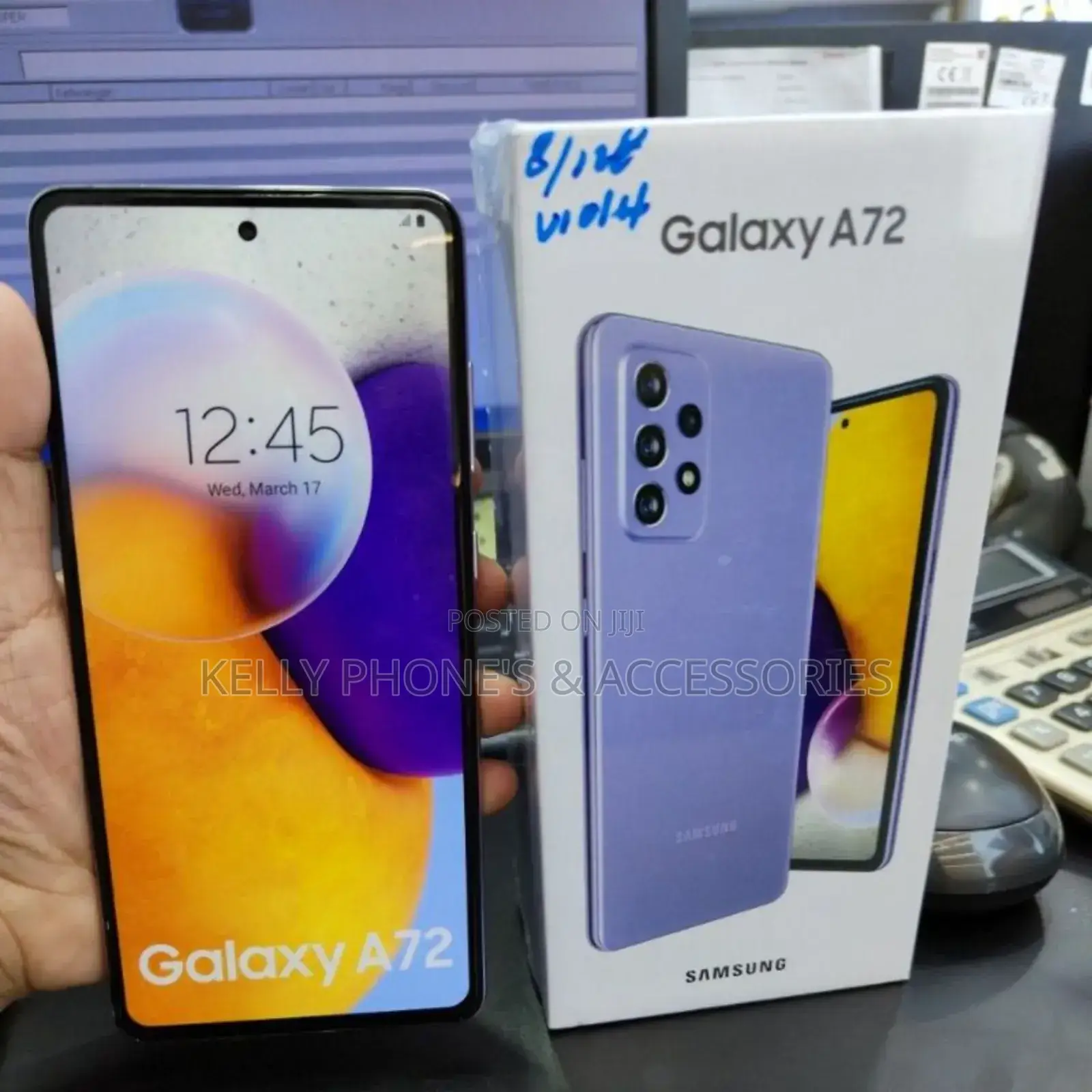 New Samsung Galaxy A72 5G 128 GB Purple