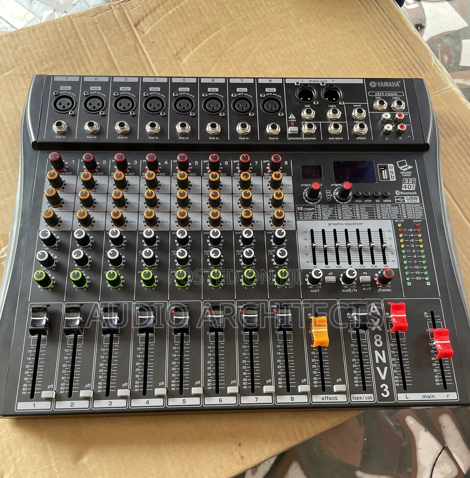 Yamaha AX8NV3 8-Channel Mixer
