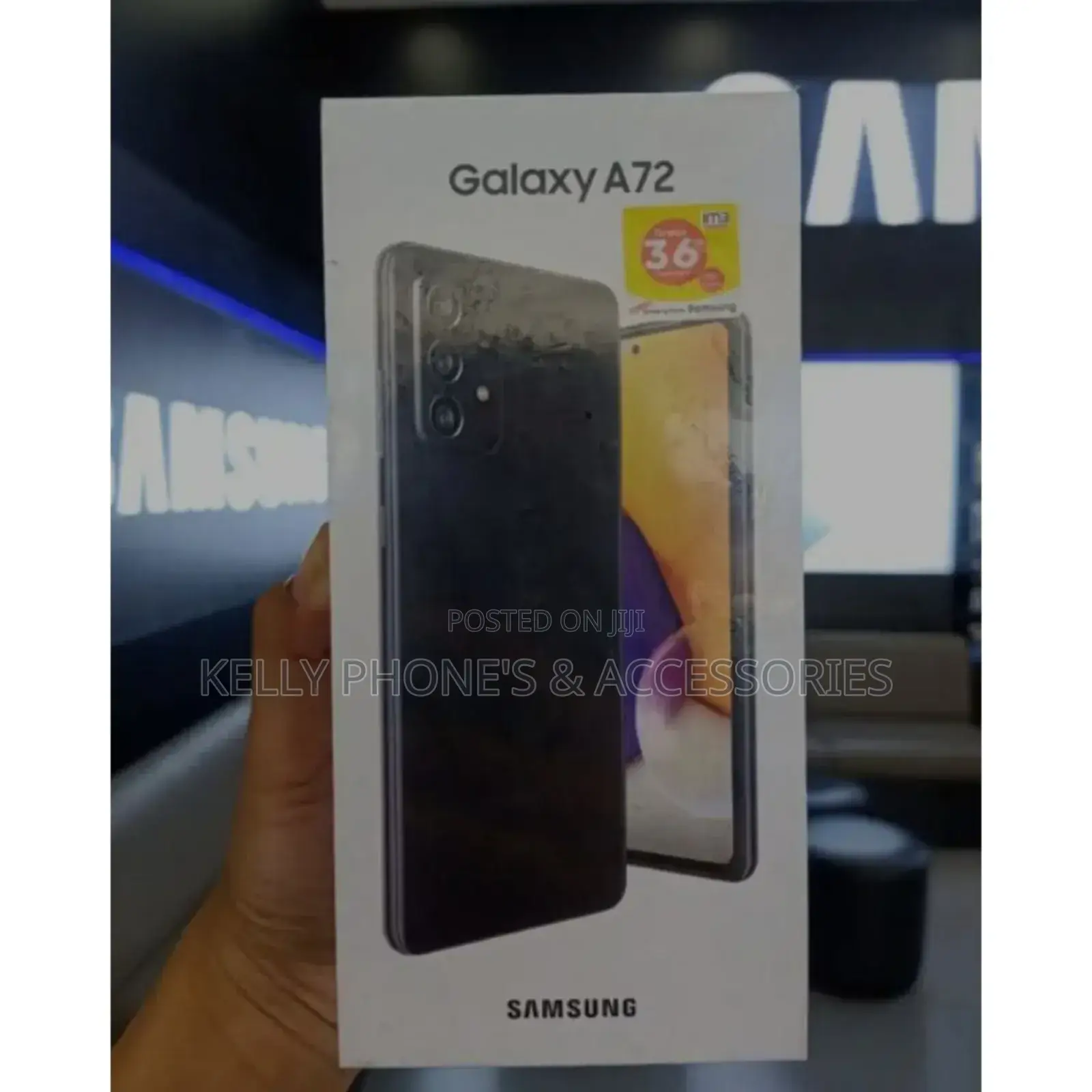 New Samsung Galaxy A72 5G 128 GB Black
