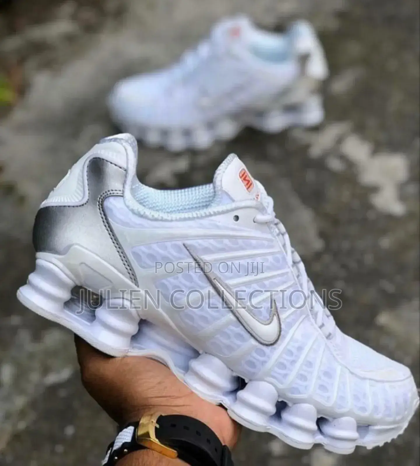 Nike Shox Tl Whitesilver