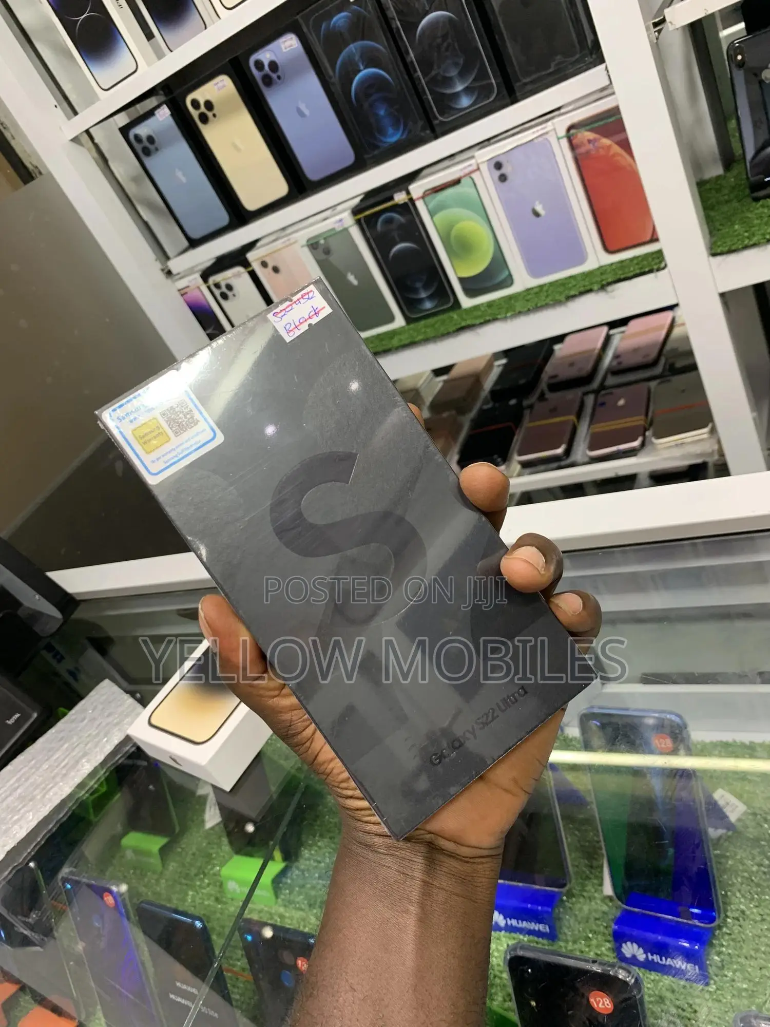 New Samsung Galaxy S22 Ultra 5G 512 GB Black