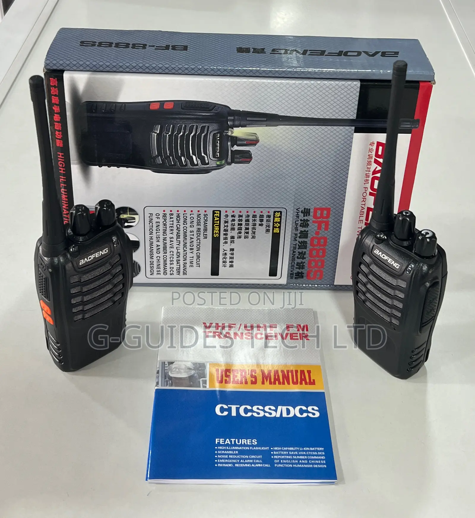 Baofeng Bf-888s Walkie Talkies With Earpiece ,Two-Way Radio