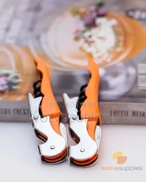Orange Coloured Wine Corkscrew