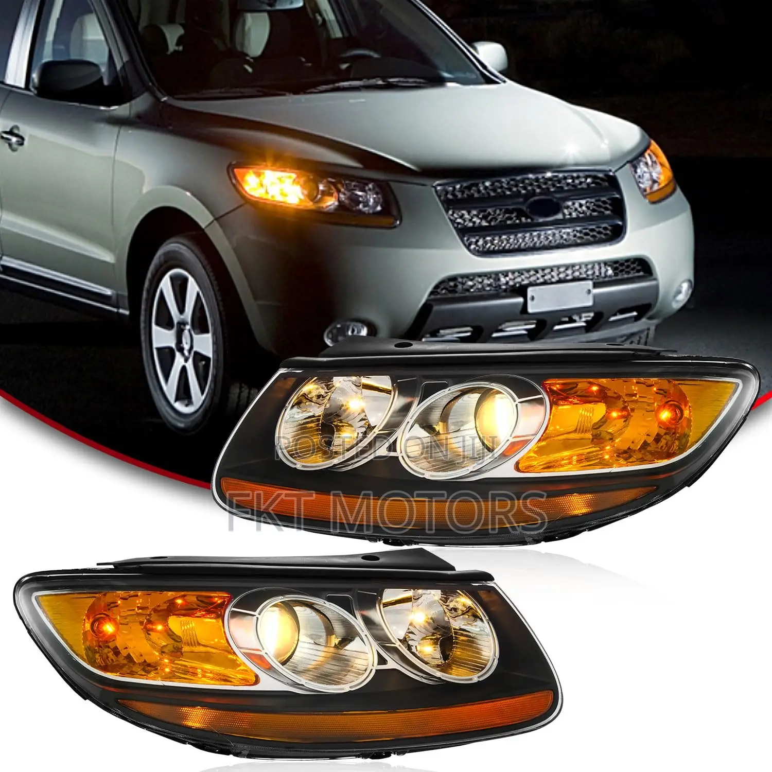 Hyundai Santafe Headlight/Taillight 2006/2007/2008/2009/2010