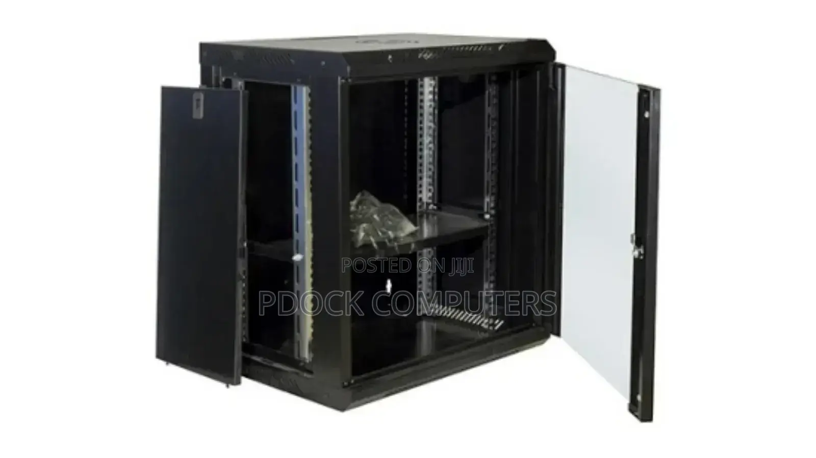 12u Rack Movable /Wall Mountable/Movable Cabinet Rack With 1 Fan