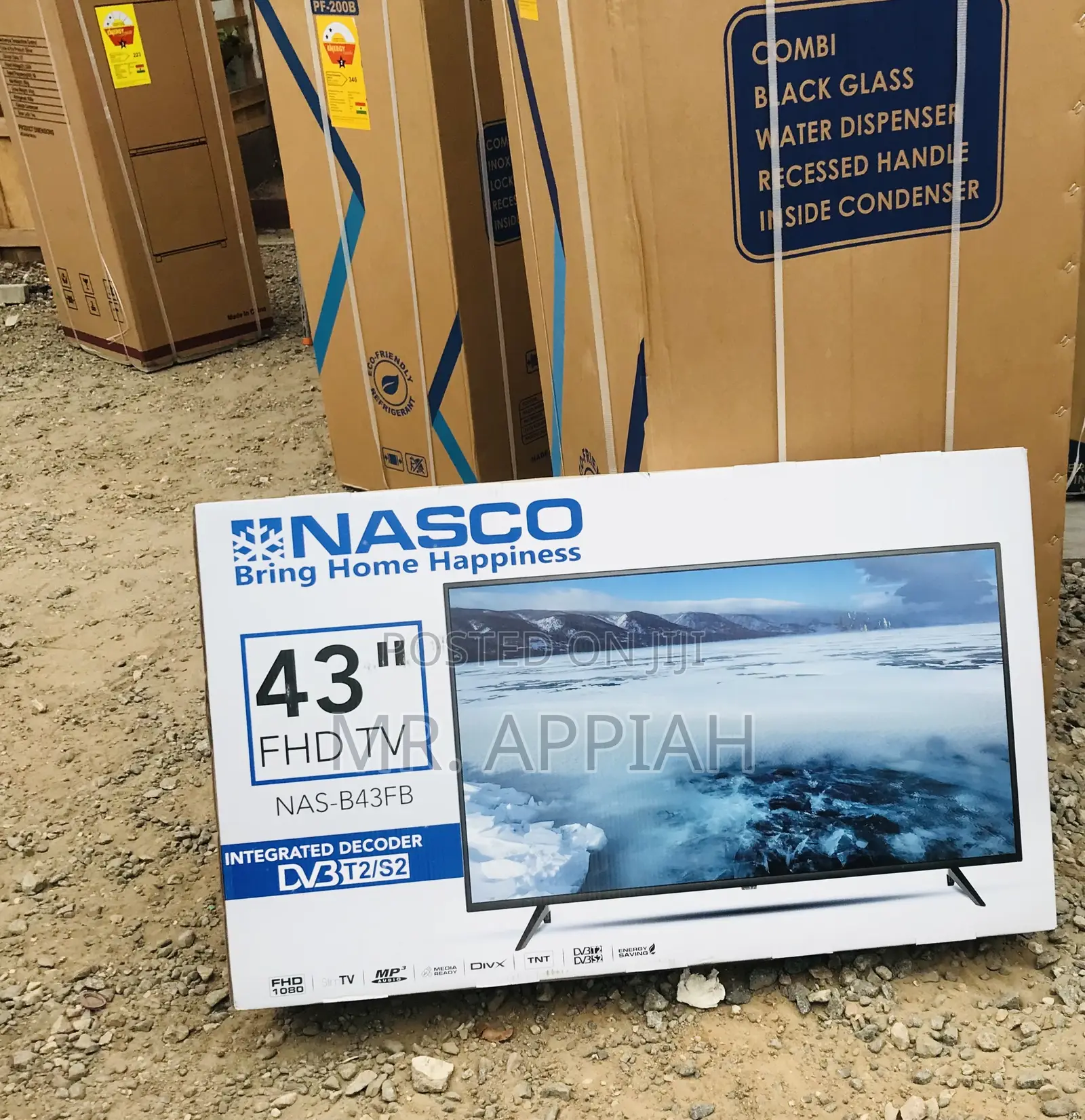 Buy Affordable Nasco 43” Digital Satellite Electric Tv.