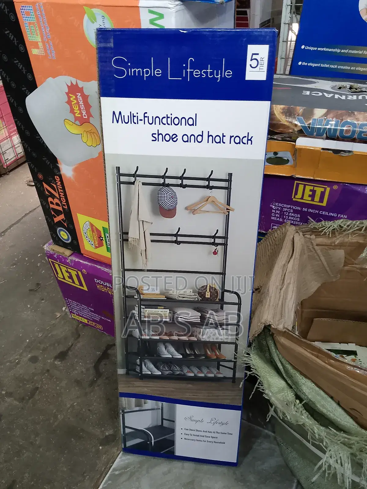 Multiple Function Shoe Stand