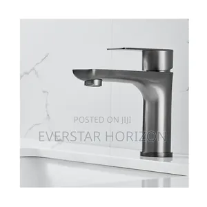 Basin Mixer Bathroom Faucet Stainless Steel Hot Cold Water