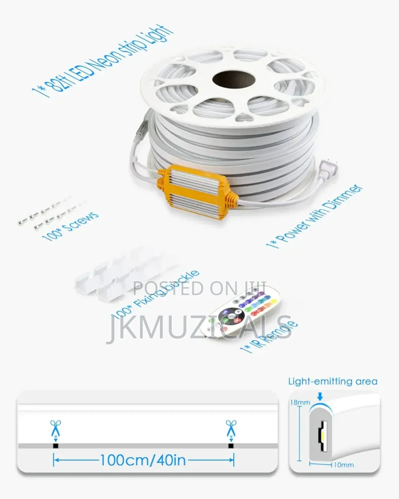 10m Neon Led Strip Light_ Waterproof