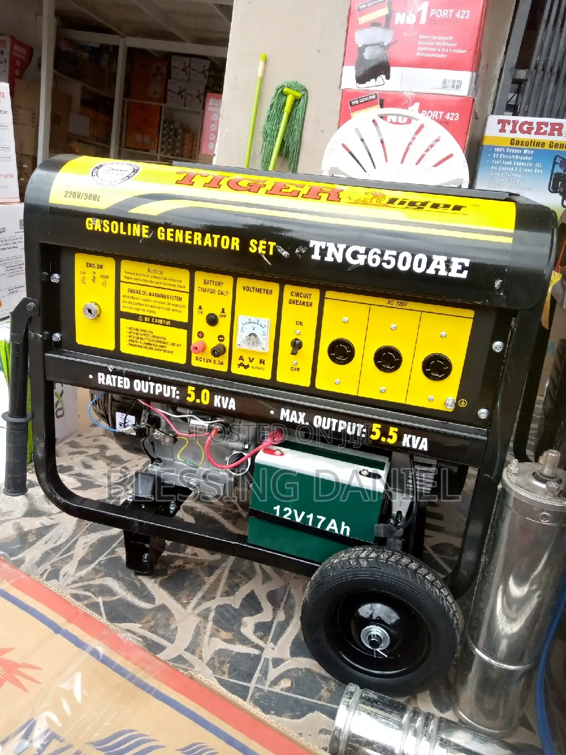 Tiger Generator 5.5kva Original