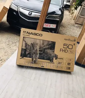 Full HD Digital Satellite Nasco 50 Inch Television,Black