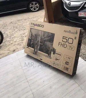 Full HD Digital Satellite Nasco 50 Inch Television,Black