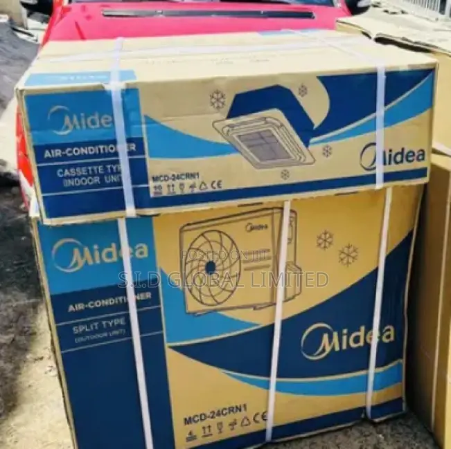 Gleaming MIDEA-2.5HP-R410-CASSETTE-UNIT-MCD-24CRN1