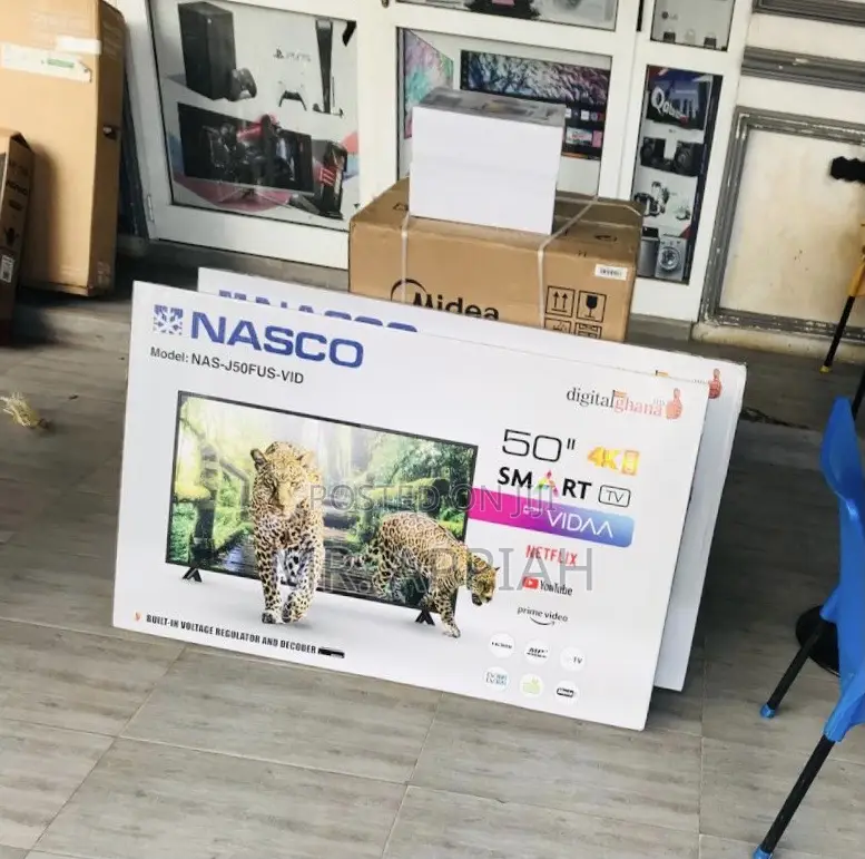 Purchase Authentic Nasco 50” Uhd Smart Electric Tv.