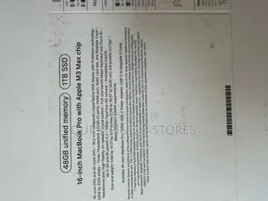 New Apple MacBook Pro 2023 M3 Max 16-inch 48GB Apple M3 Max SSD 1T