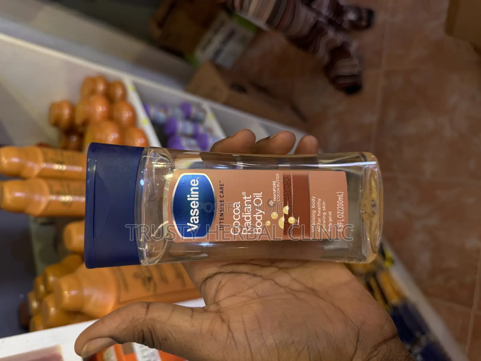Vaseline Intensive Care Cocoa Radiant Body Oil(Glowing Skin) in Accra