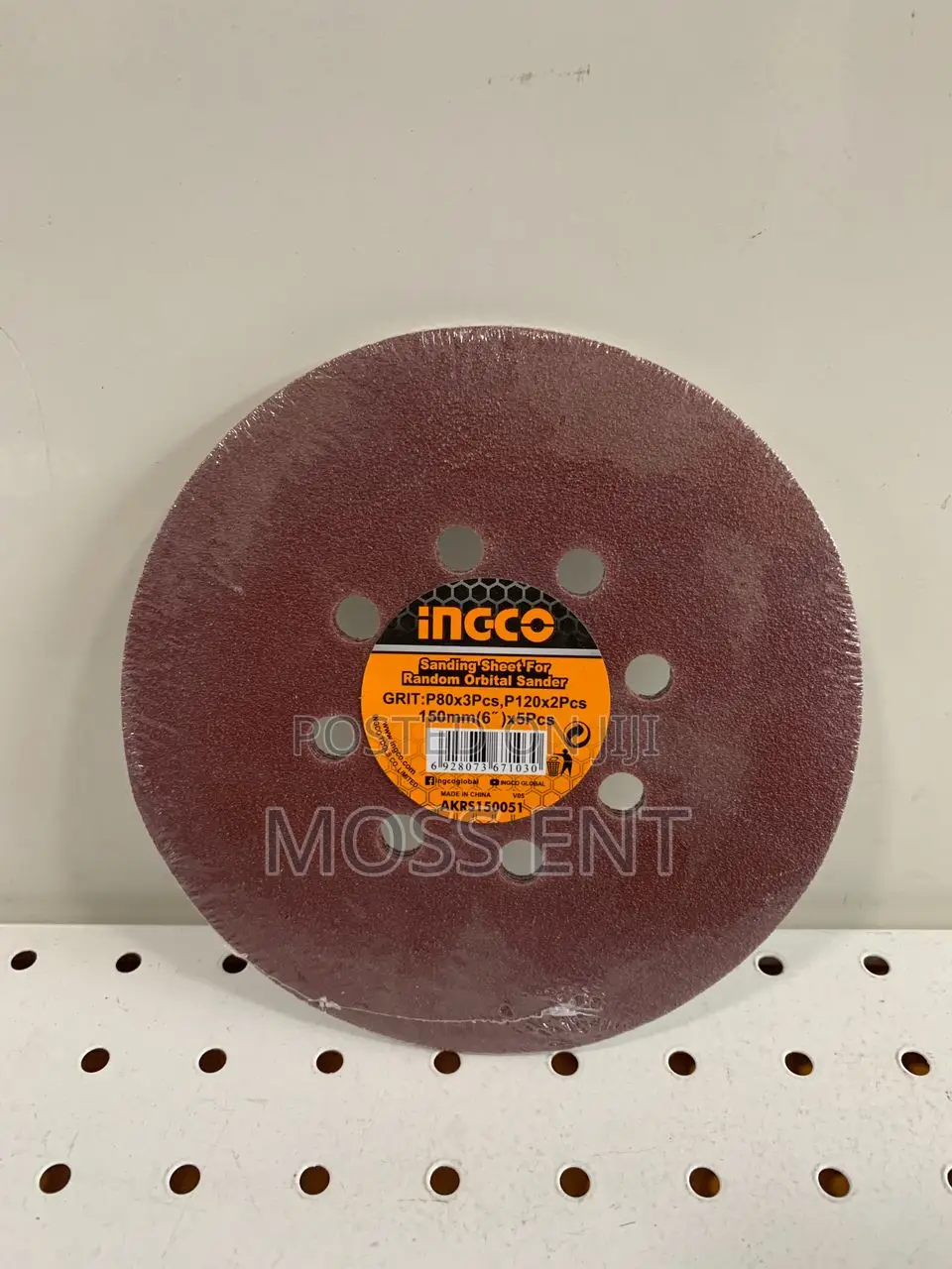 Sanding Sheet for Random Orbital 5pcs 150mm - Akrs150051