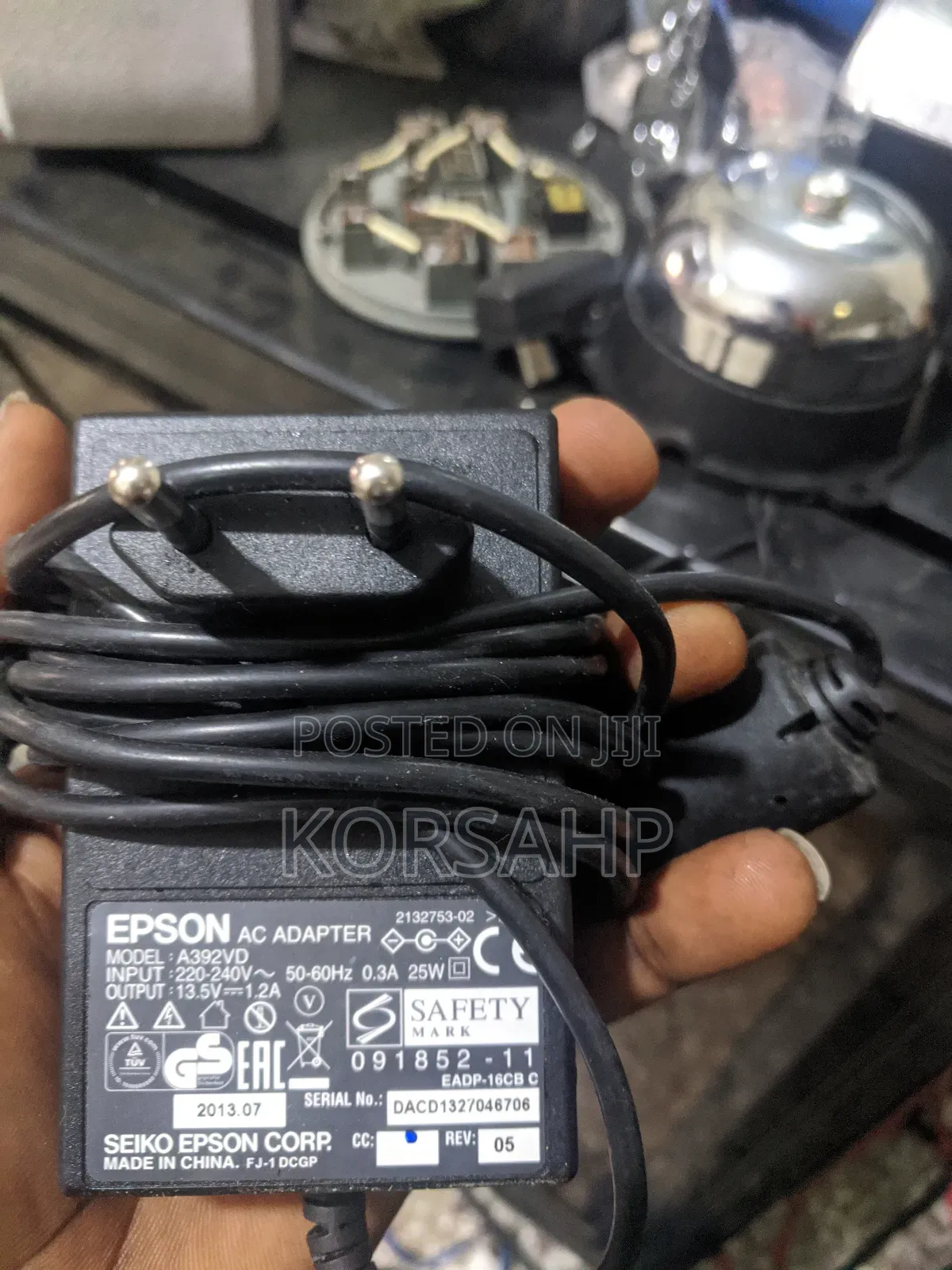 Seiko Epson AC Adapter Output 13.5v