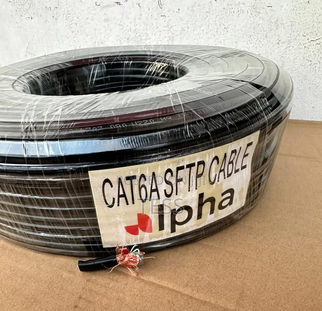 Cat6 100m SFTP Outdoor Cable Double Coated and Shielded