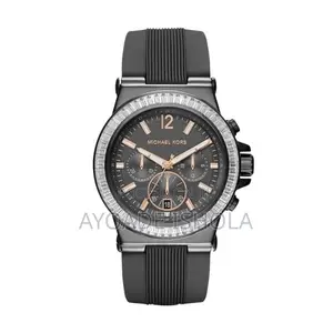 Preowned Michael Kors Grey/Rubber Ø43 Mm MK8426