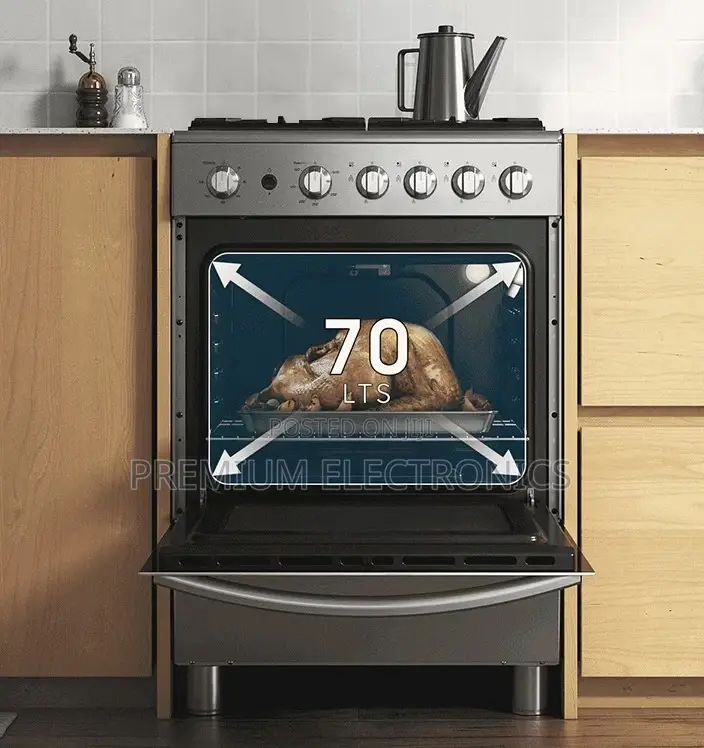 Samsung 4 Burner 50×60 Gas Cooker, Grill, Auto Ignition,