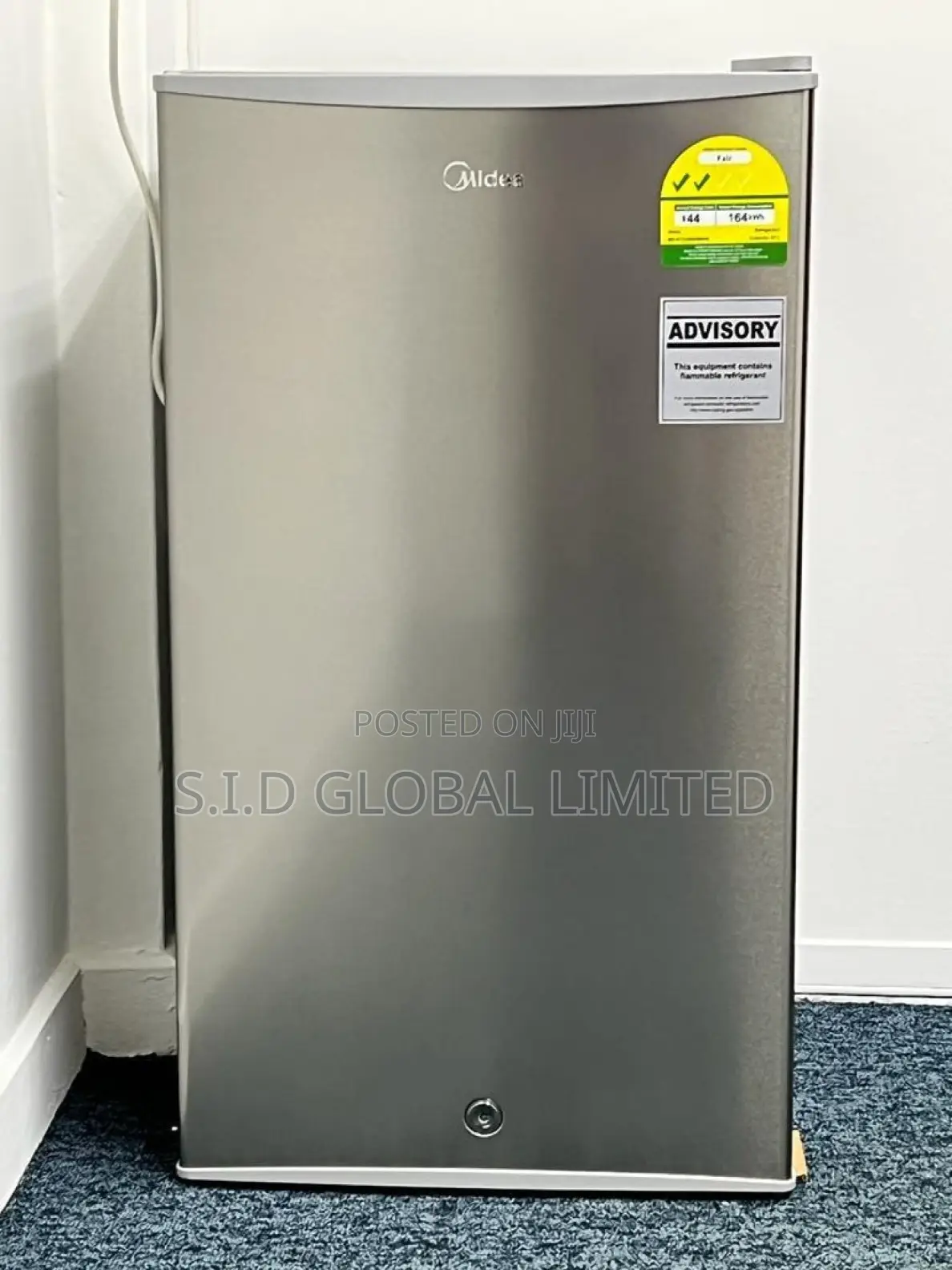 Unique MIDEA-93LTR-TABLE-TOP-FRIDGE-WHITE-HS-121LN-RETRO