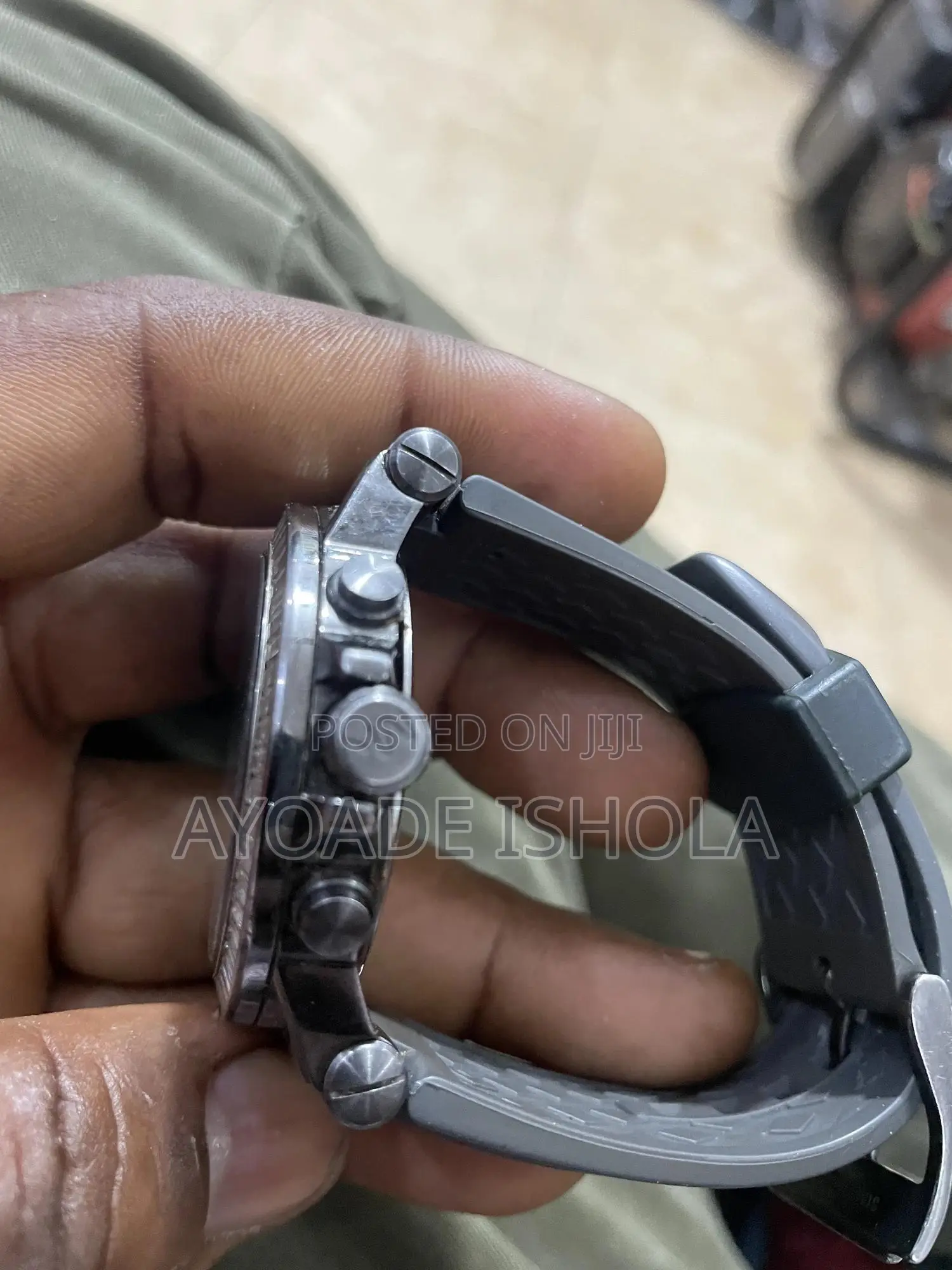 Preowned Michael Kors Grey/Rubber Ø43 Mm MK8426