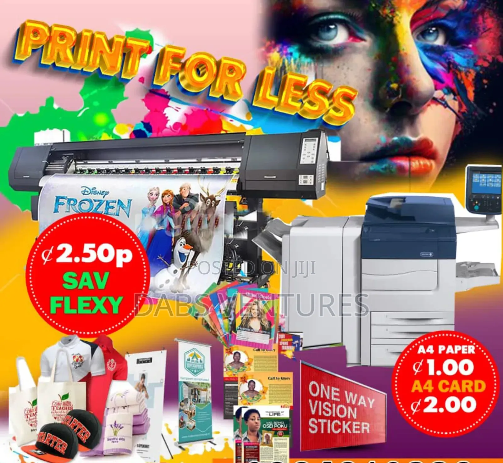 Printing Services, Binding, Embroidery, Photocopy Etc