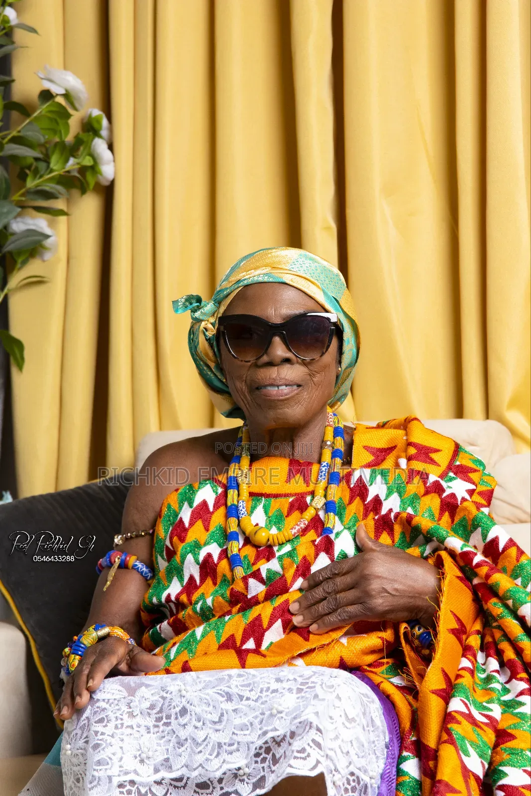 Kente Adornations and Styling for Weddings and Photography