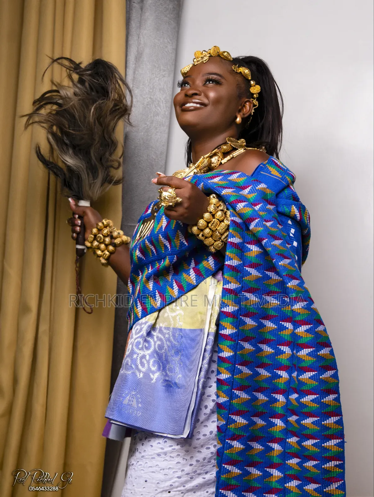 Kente Adornations and Styling for Weddings and Photography