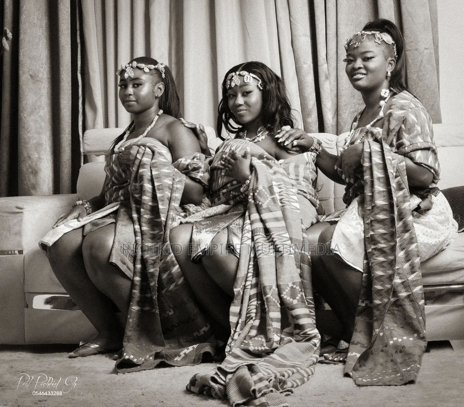 Kente Adornations and Styling for Weddings and Photography