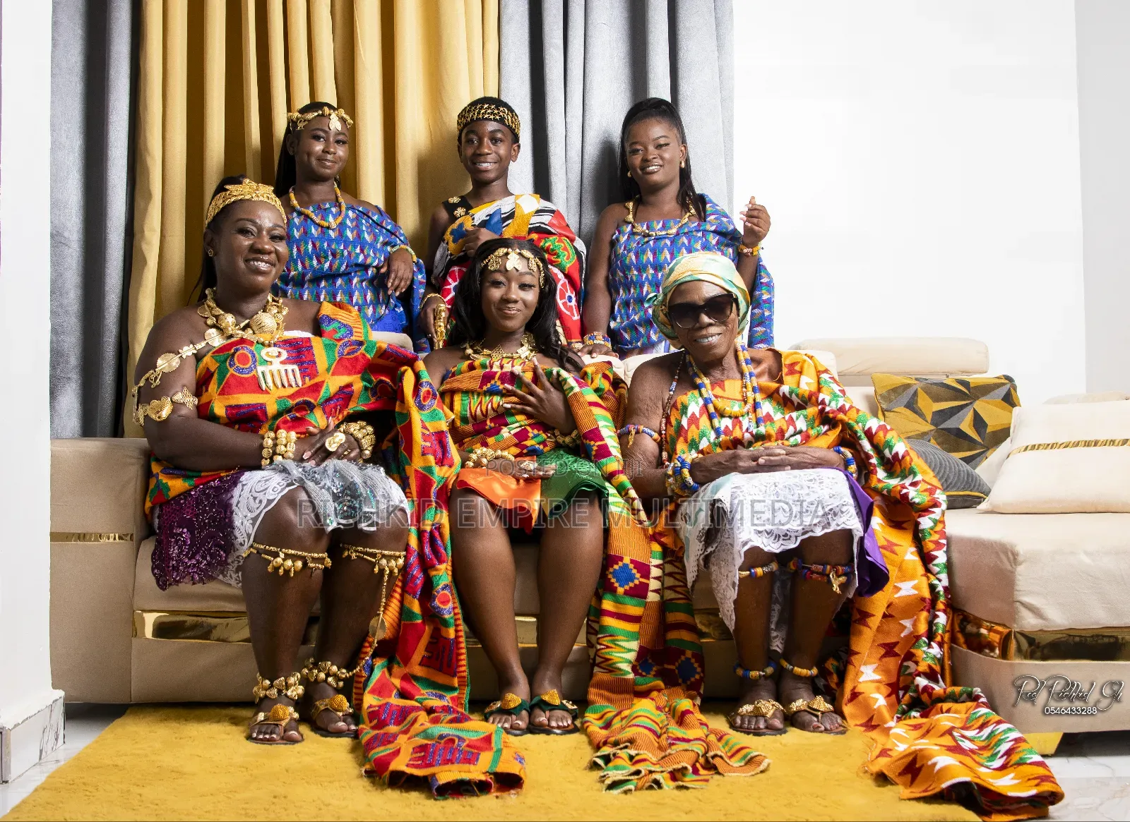 Kente Adornations and Styling for Weddings and Photography