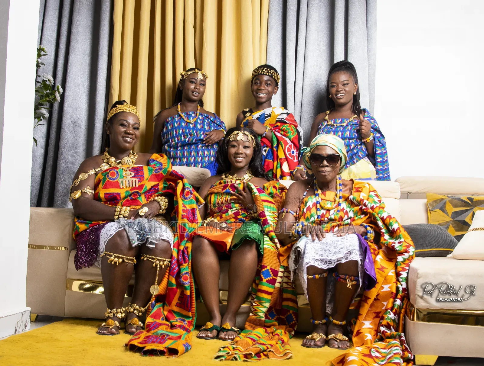 Kente Adornations and Styling for Weddings and Photography