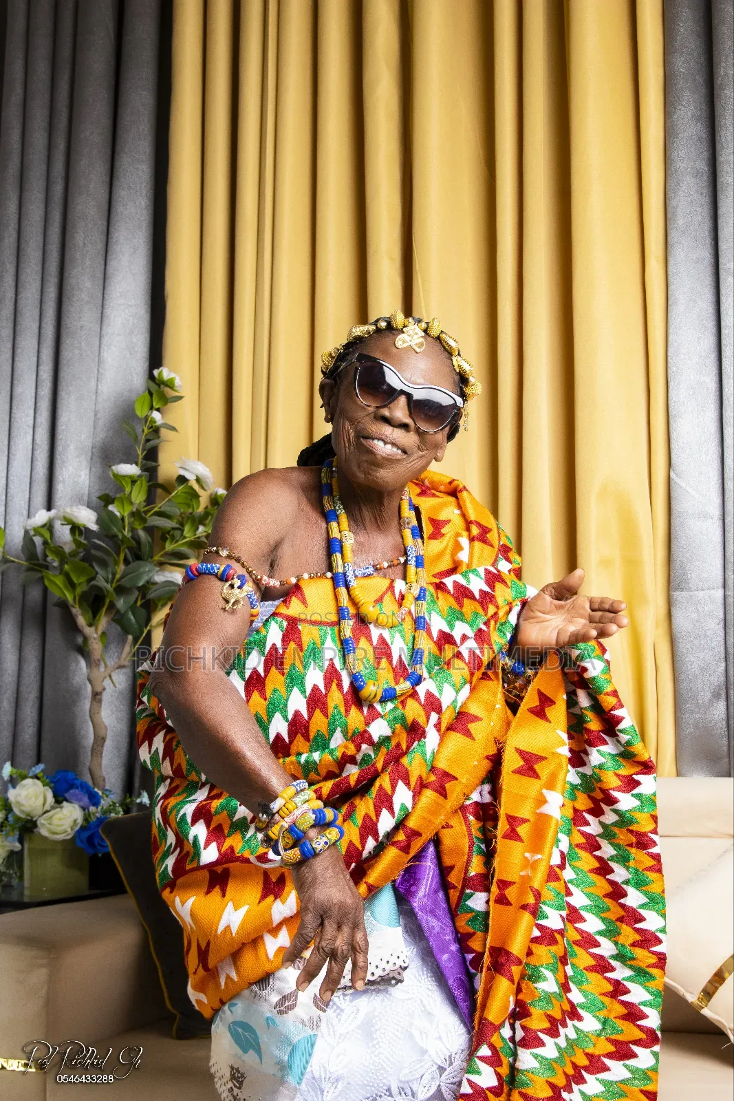 Kente Adornations and Styling for Weddings and Photography