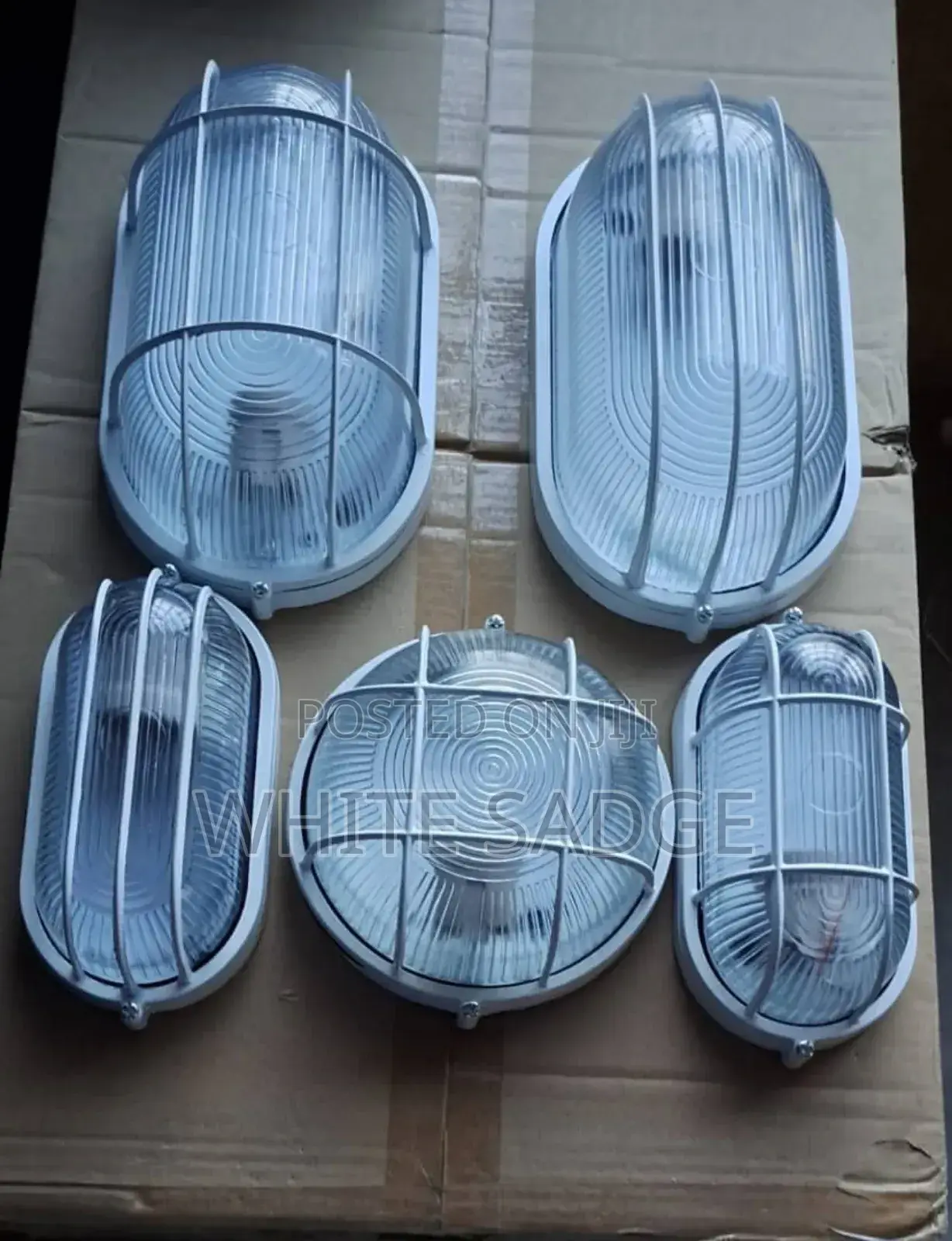 Glass Aluminum Bulk Head E27 Screw