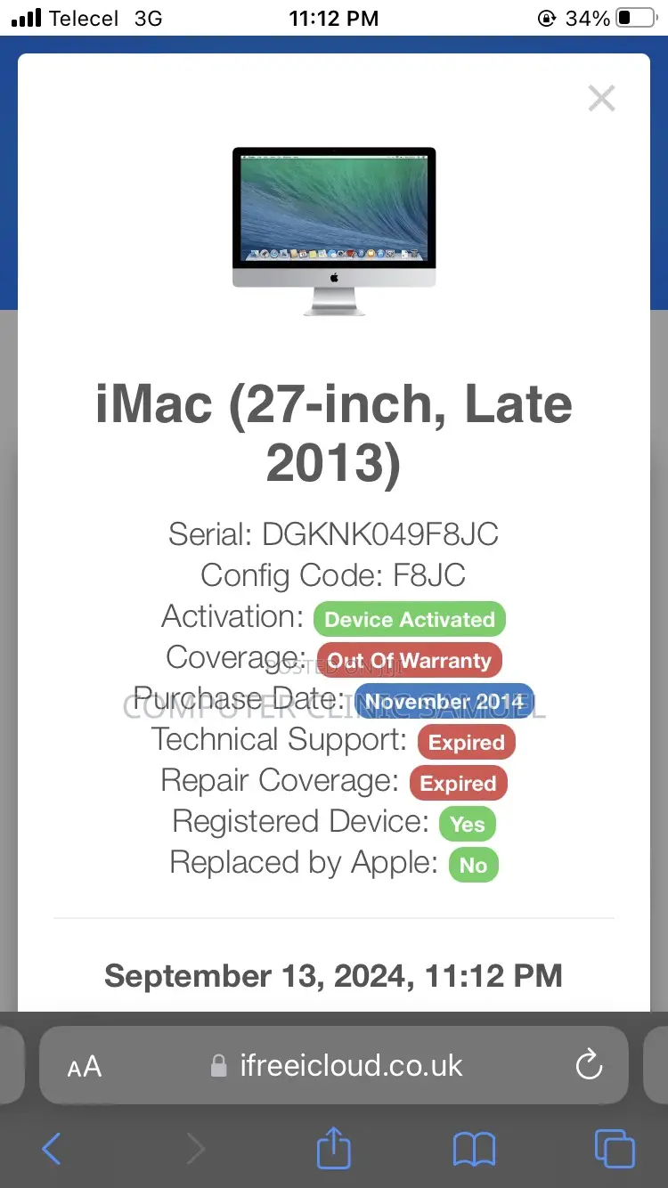 iMac Repairs Sales