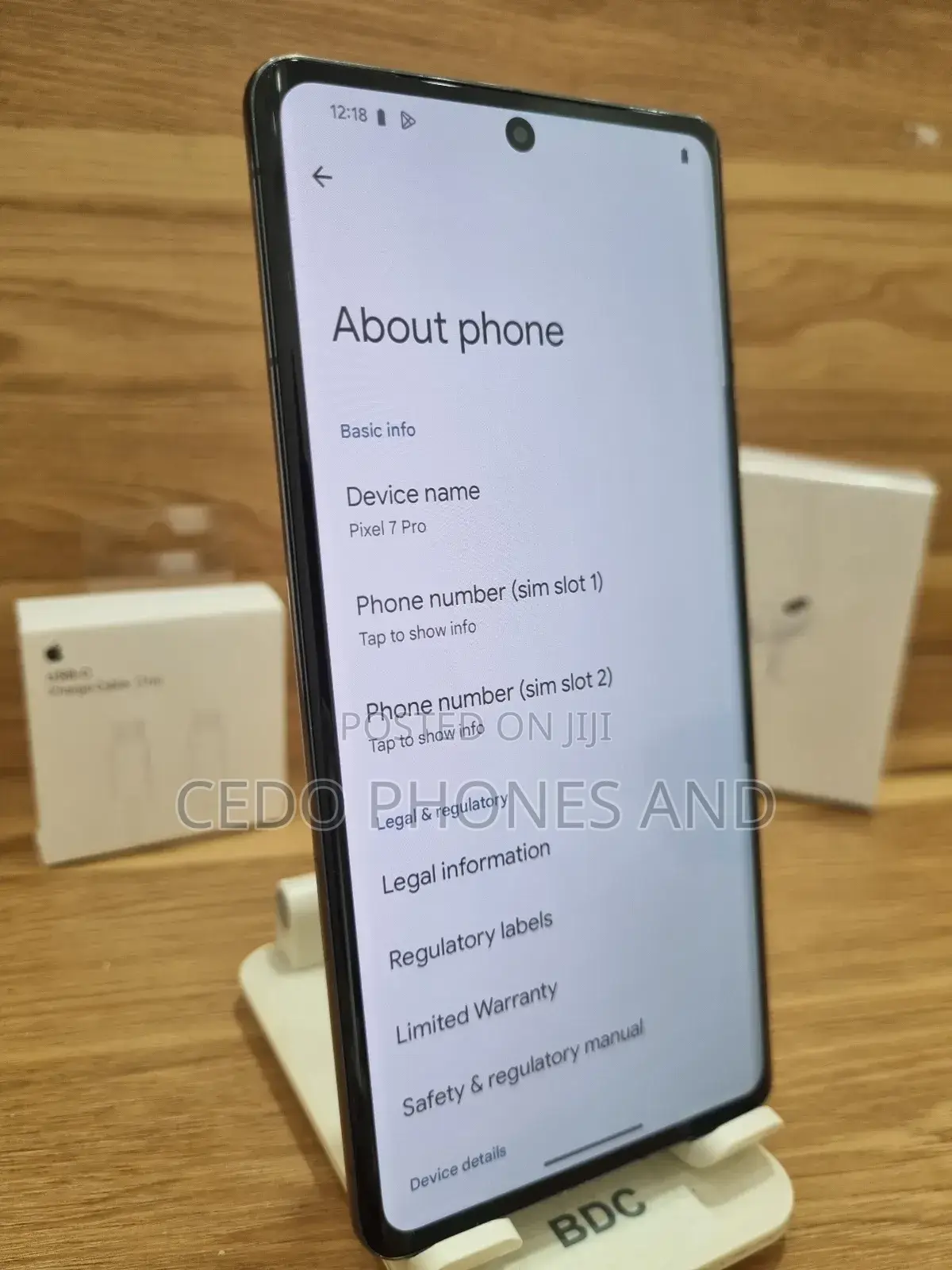 Google Pixel 7 Pro 128 GB Black