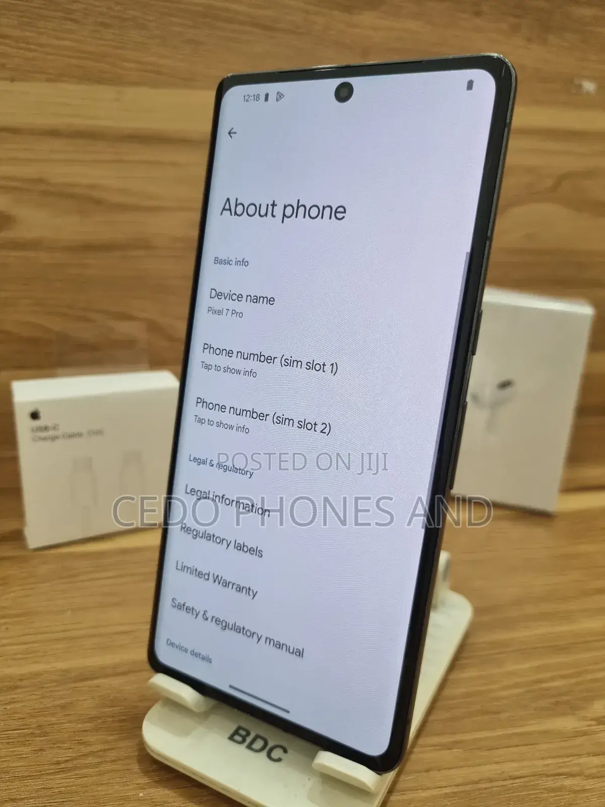 Google Pixel 7 Pro 128 GB Black