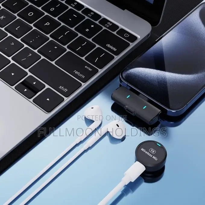 Wireless Magnetic Microphone for iPhones and Type C Devices