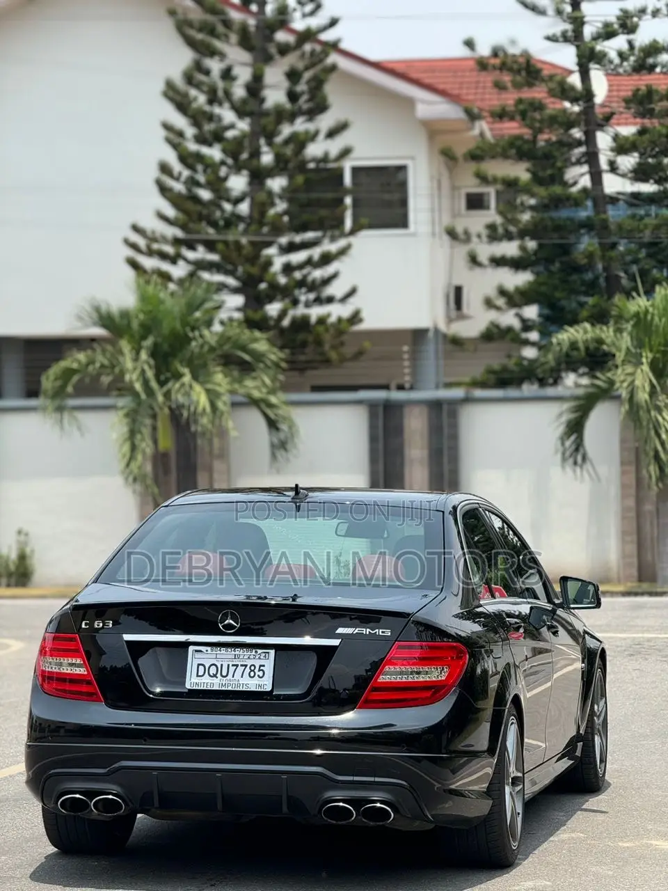 Mercedes-Benz C63 2014 Black