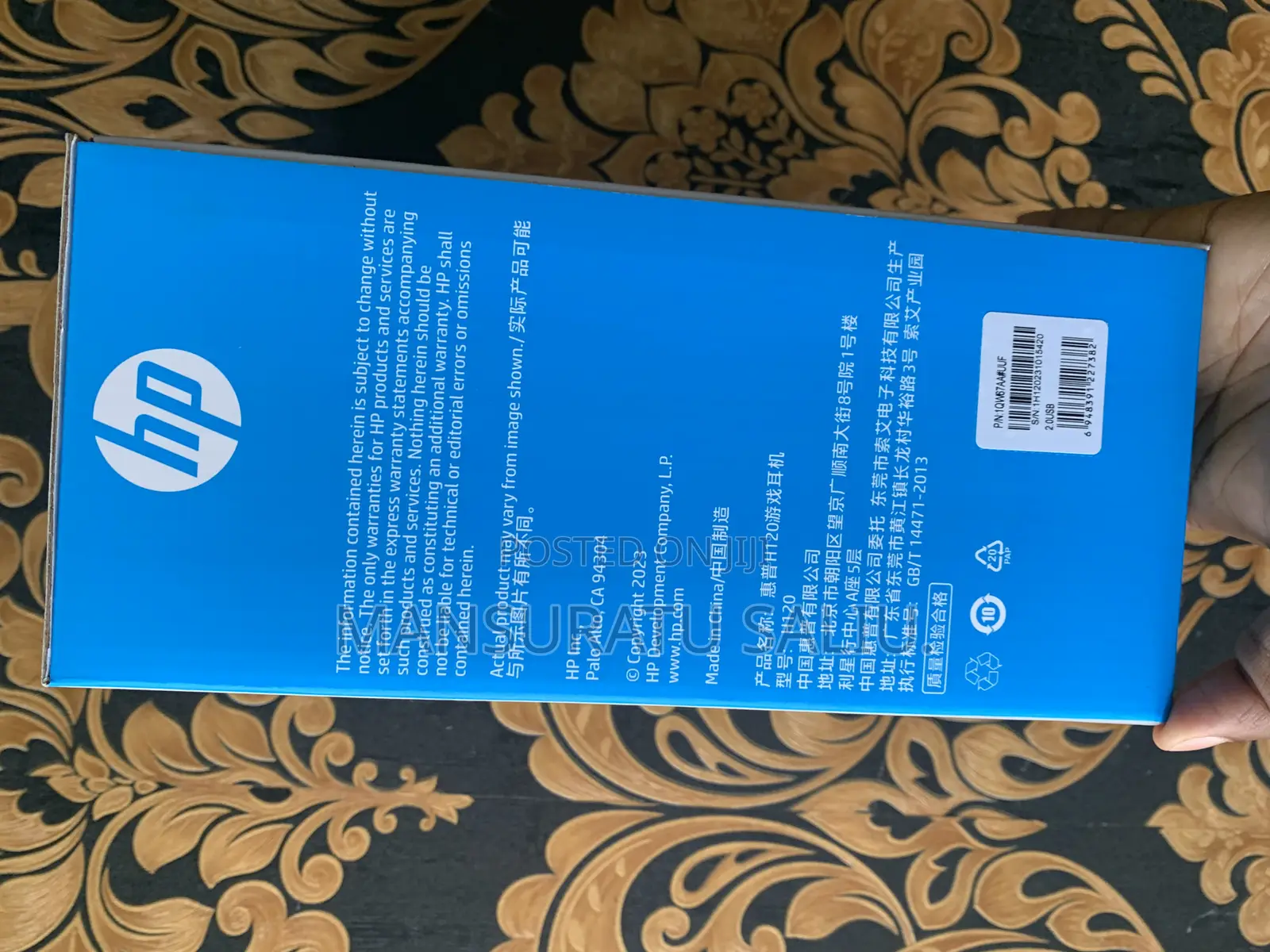 Usb Hp Gaming Headset H120