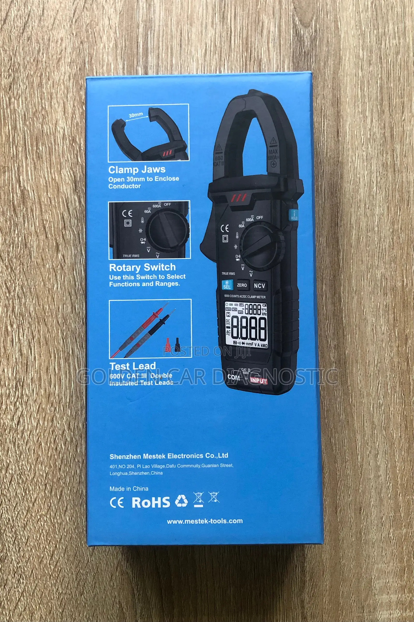 Mestek Digital Clamp Multimeter