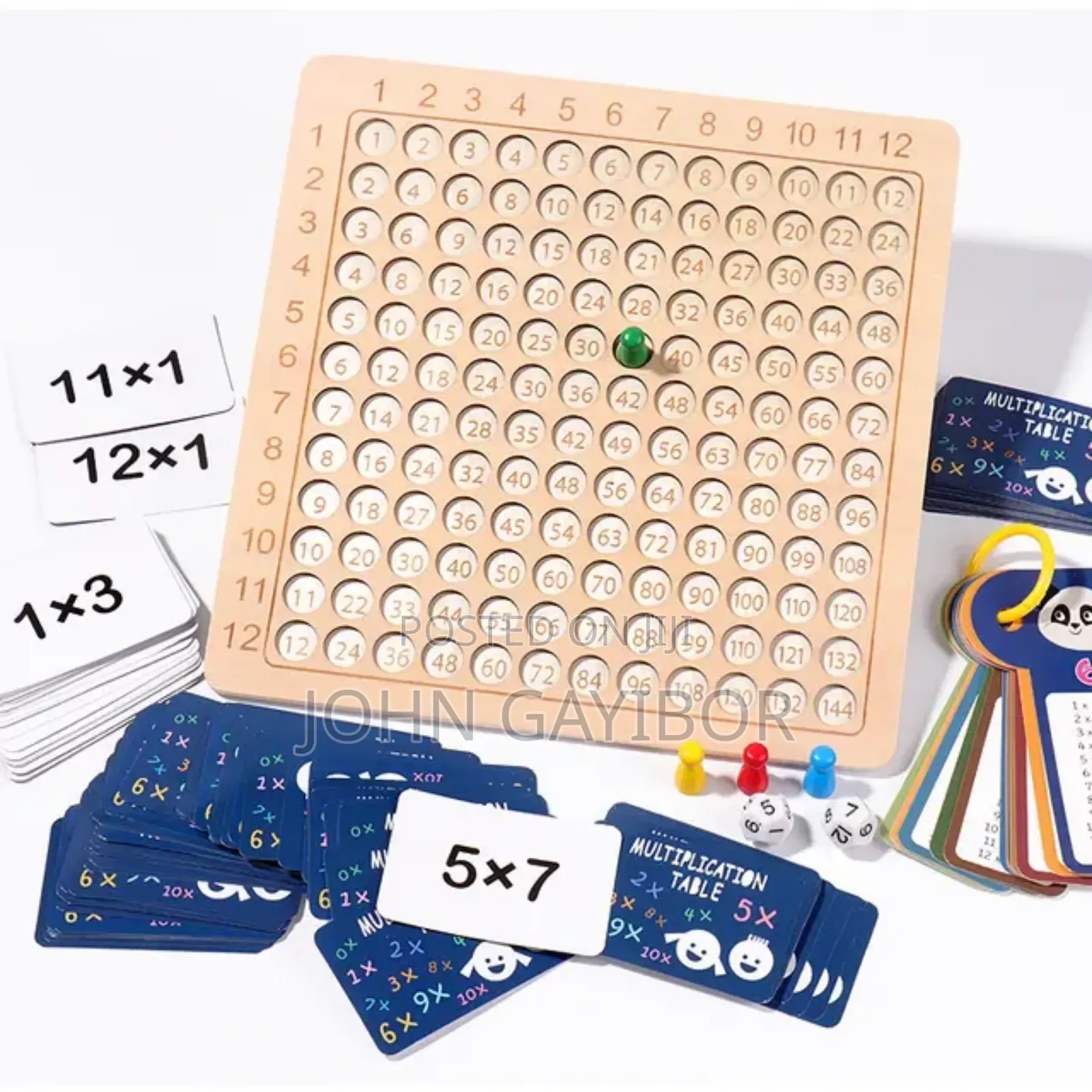 2 In 1 Maths Educational Set Division Multiplication Board