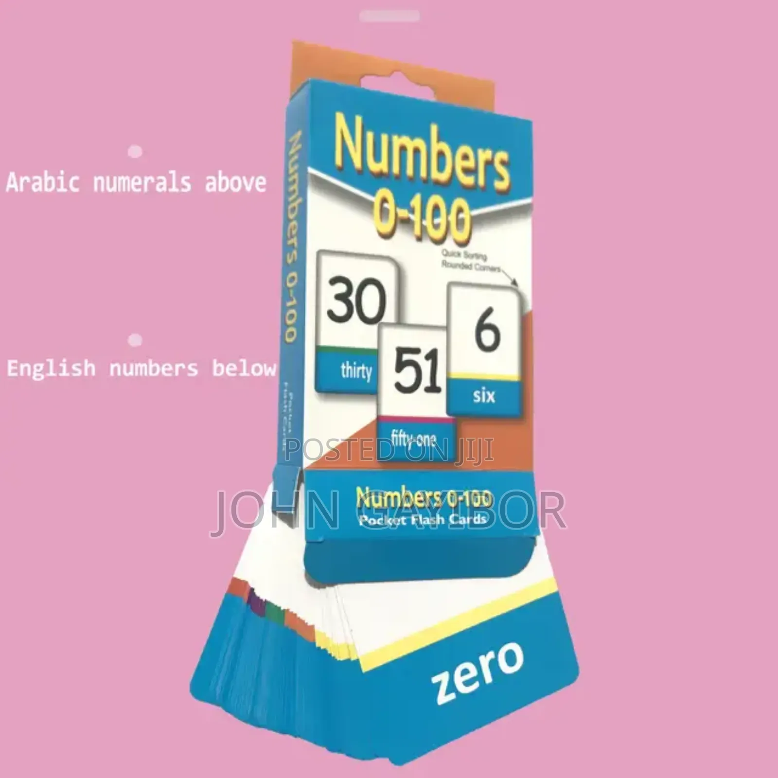 Kids' Educational Flash Cards for Numbers