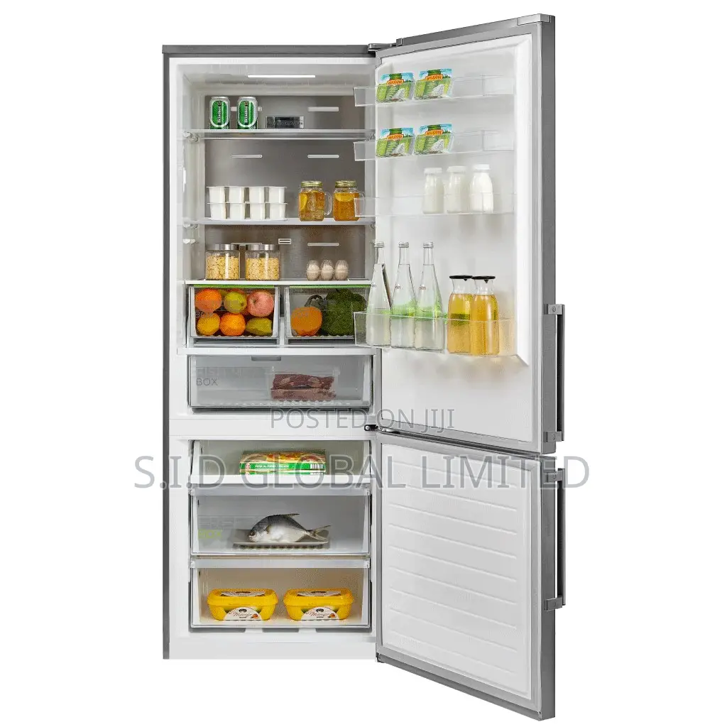 Modern MIDEA-129LTR-DOUBLE-DOOR-BOTTOM-FREEZER