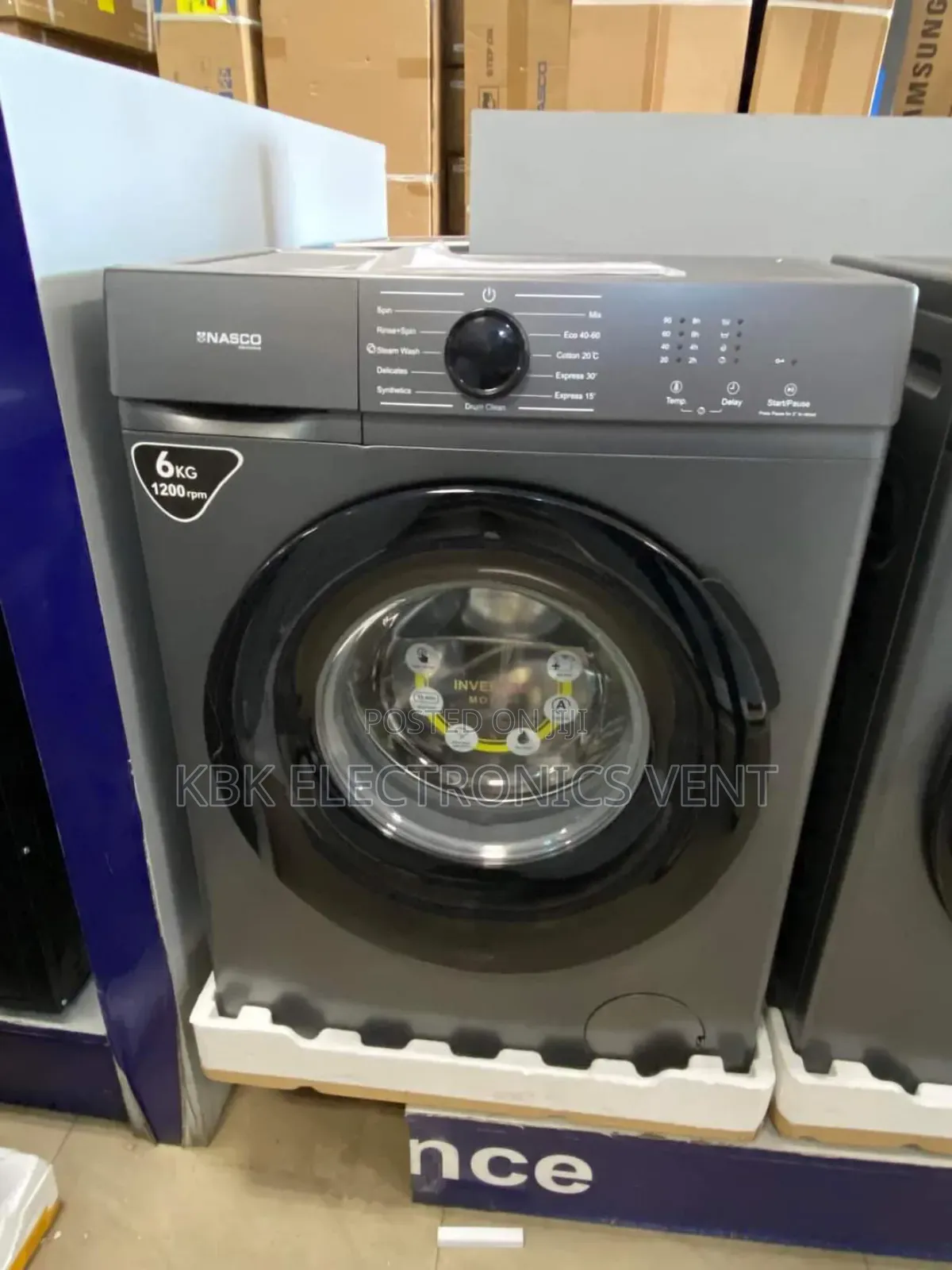 Nasco 6kg Front Load Full Automatic Washing