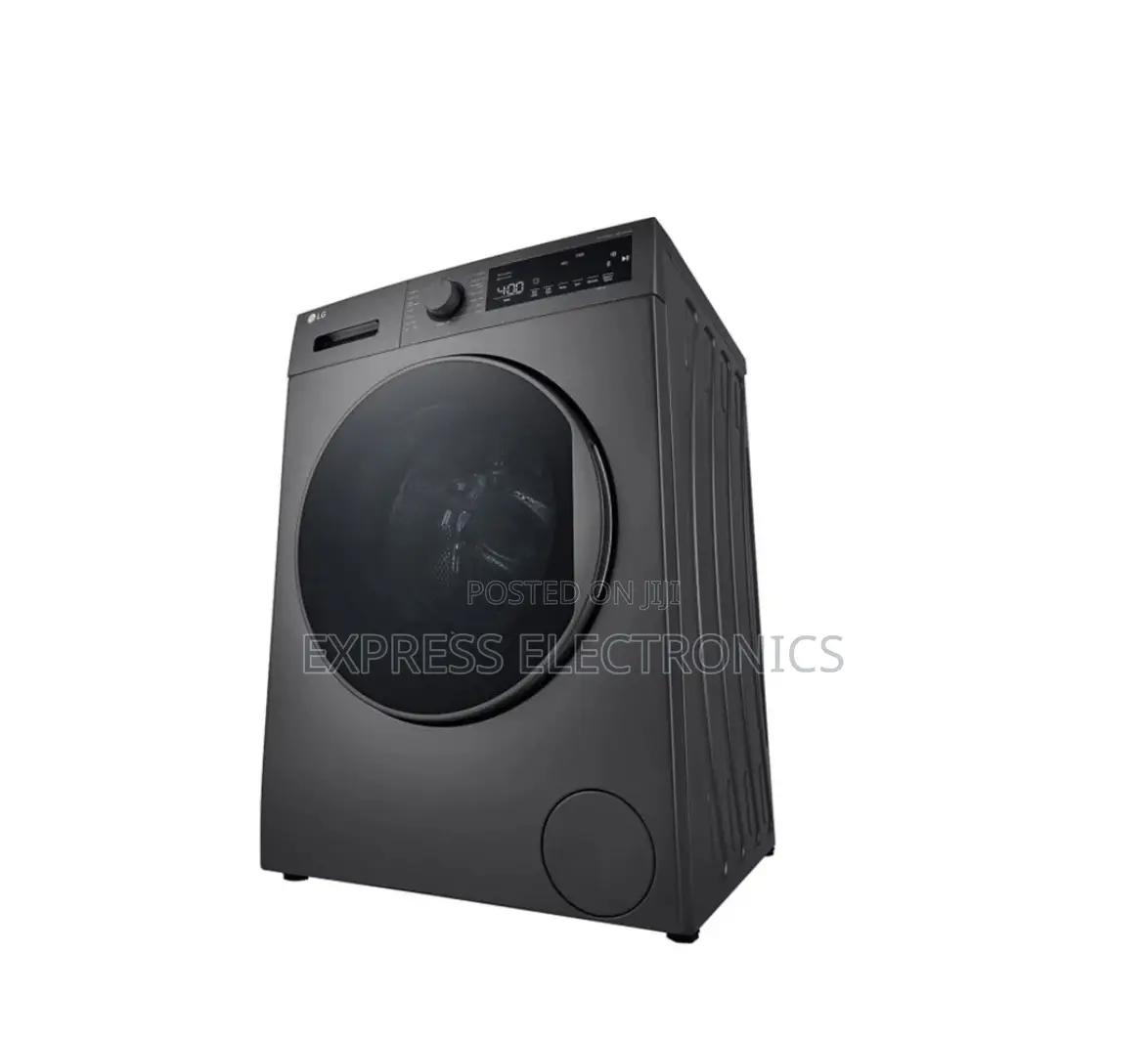 Dynamic Sleek Grey Washing Machine F2T2TYMIS Lg 8kg Front
