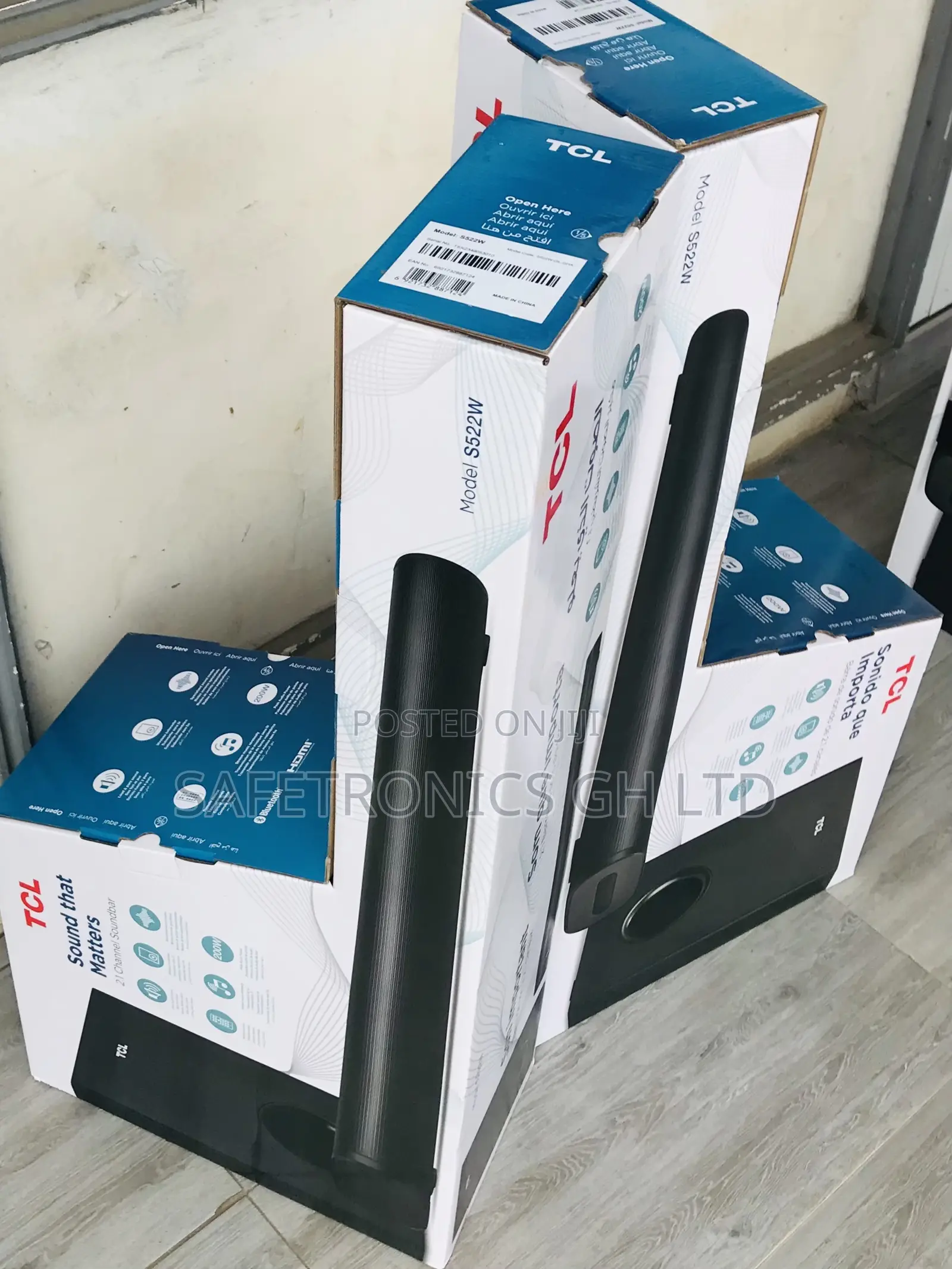 Lastest TCL S522W Bluetooth Wireless Black Soundbar